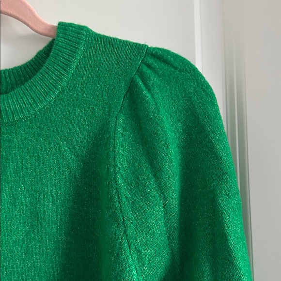 CeCe Brand Woman’s Vibrant Green Crew Neck Sweater - Size XS - Picture 6 of 7